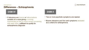 Schizophrenia – Definitions and Diagnosis – slide 60
